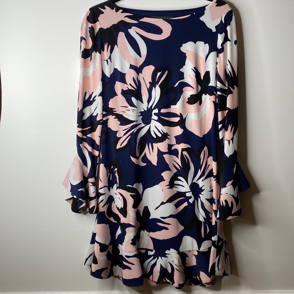 Floral print dress Laundry by Shelli Segal. Size 4